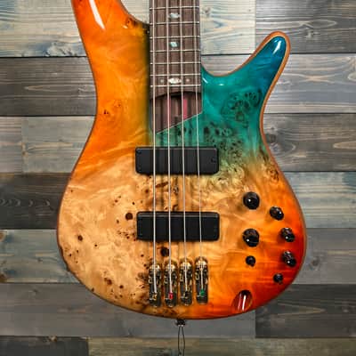 Ibanez SR1600D Bass Guitar - Autumn Sunset Sky image 2