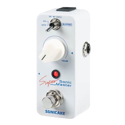 Sonicake Clean Boost Pedal with Buffer +12dB Gain Effects image 1