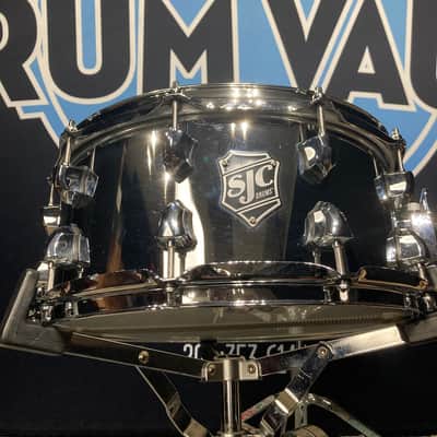 SJS - Alpha Steel 6.5x14" Snare Drum, 20-Lug 2018-2020 - Chrome image 1