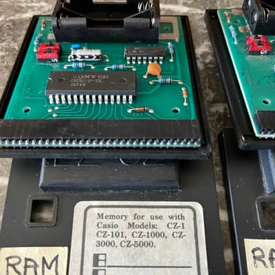 Vintage Casio CZ Synth Lot: RA-3 and 4x EZCZ cartridges image 7