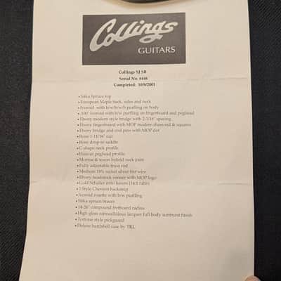 Collings SJ SB 2001 - Sunburst image 9