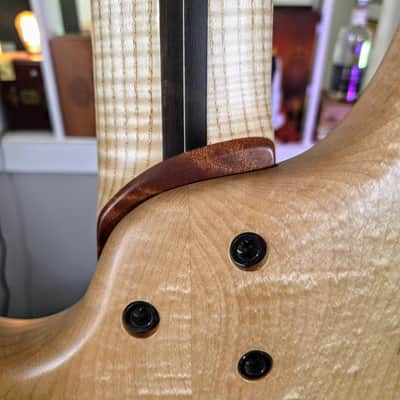 MTD 535-24 with Quilted Makore Top, Flamed Maple Body & Birdseye Maple Fingerboard image 14