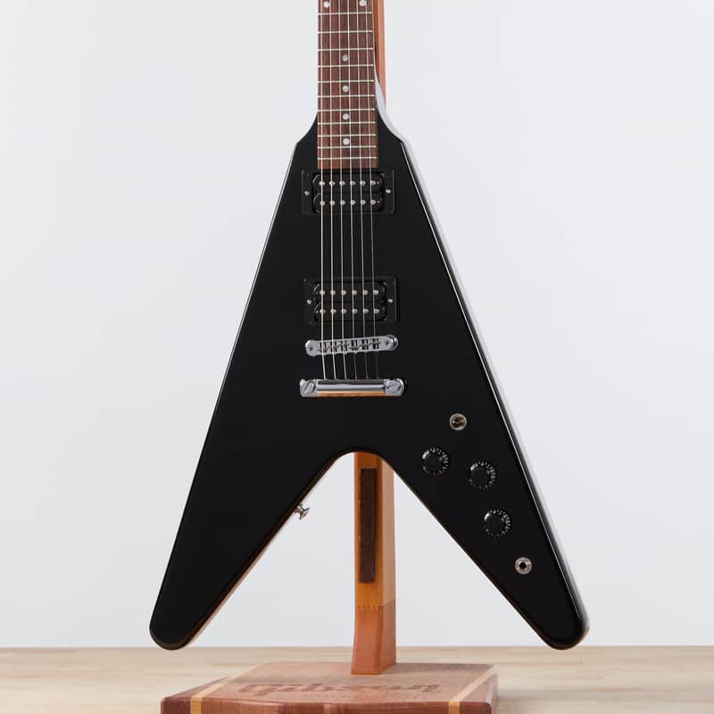Gibson Flying V 80s, Ebony | Demo image 1