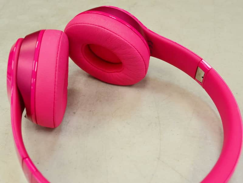 Beats Solo 2 Wired On-Ear Headphones (Pink) | Reverb
