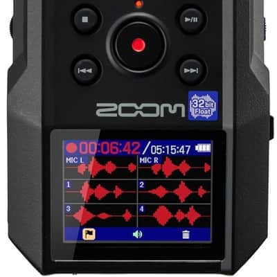 Zoom H6essential 6-Track 32-Bit Float Portable Audio Recorder Bundle with APH-6e H6essential Accessory Pack with Hairy Windscreen, Padded Shell Case, AC Adapter, & USB C-Cable (H6e + APH6E Bundle) image 4