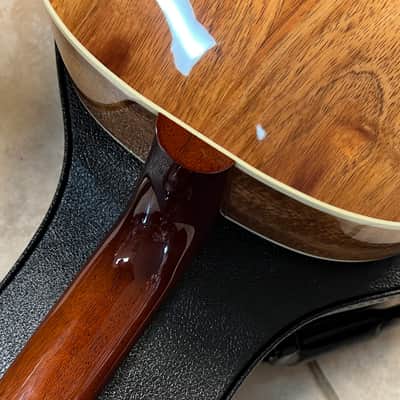 2025 Gibson J-45 Koa Carpathian Spruce Acoustic Guitar Honeyburst image 8