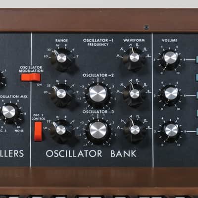 Moog Minimoog Model D (1979) + operation manual + poster + S-trig cable (serviced) image 3
