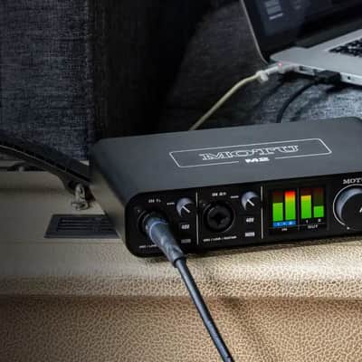 MOTU M2 Professional USB-C Audio Interface (2022 Ver.) | ESS Sabre32, 2-In/2-Out, 120dB DNR image 10
