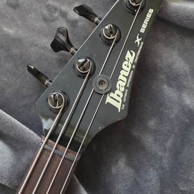1984 Ibanez DB700 Destroyer 4 String Vintage Japan Electric Bass - Custom Red Sparkle Finish + OHSC image 12