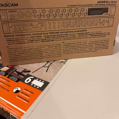 TASCAM Series 8P Dyna 8-Channel Microphone Preamp and Compressor 2019 - Present - Silver (11/2) image 16