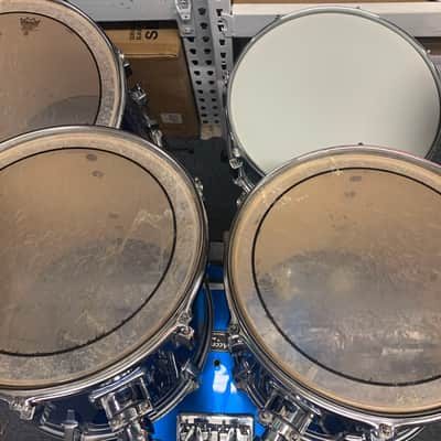 Ludwig Accent / Tama 5pc. Kit w/Hardware, Cymbals - Blue image 8