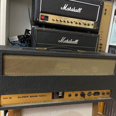 Marshall JMP 1992 MK II Super Bass 2-Channel 100-Watt Guitar / Bass Amp Head 1978  Black image 10