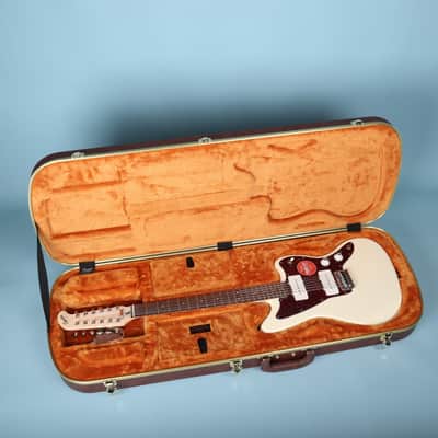 Fender Eyeglass Case Wood Case for Jazzmaster & Jaguar Brown Orange image 9