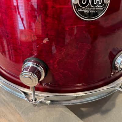 DW Performance Series 6 PC. Drum Kit w/ Hardware 2016 - Present - Cherry Stain Lacquer image 14