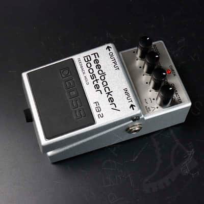 Boss FB-2 Feedbacker/Booster 2011 - Present - Silver w/ original box image 5