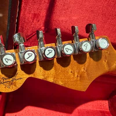 Fender Fender Custom Shop American Custom Stratocaster NOS 2025- Chocolate 3 Color Sunburst. Roasted Birdseye / AAA Rosewood image 12