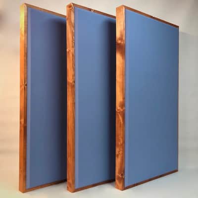 Custom Framed Acoustic Panels (SET OF 3) 4ft x 2ft x 3.5in image 1