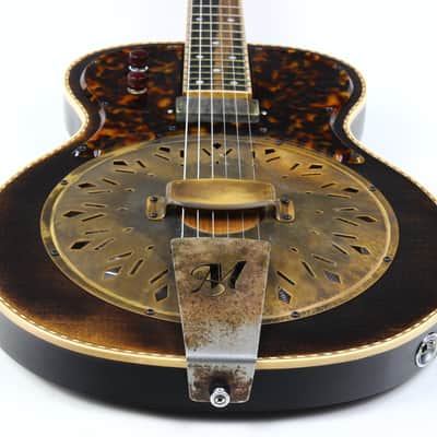 2023 Mule Resophonic Mavis Custom Order w Original Case, Paperwork Resonator Electric Guitar image 16