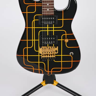 Charvel USA Custom San Dimas Schematic Graphic Unique Design Electric Guitar image 4