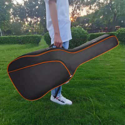 40" 41" Acoustic Guitar Gig Bag | Soft Padded Case with 5mm Thick Foam | Heavy-Duty Waterproof Oxford Material & Multiple Carrying Options image 1