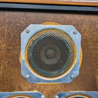 Pair of KLH Model #5 Floor Speakers 1975 Vintage Walnut image 6