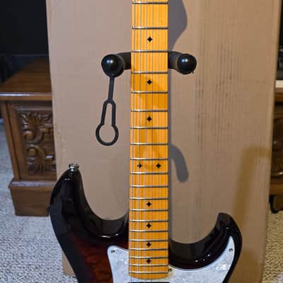Dean Zelinsky ATW TAGLIARE STRATOCASTER 2023 - QUILTED WALNUT BURST image 3