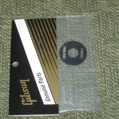 new in package A+ GIBSON Toggle Switch Washer Black with Gold Letters PRWA010 (PRWA-010) image 5