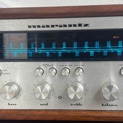 Marantz Model 2270 70-Watt Stereo Solid-State Receiver 1971 - 1975 - Silver with Wood Case image 2