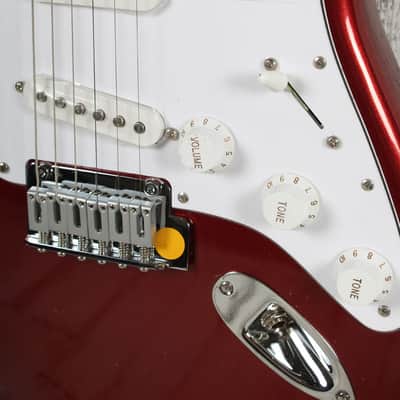 Fender Standard Stratocaster Solid Body Electric Guitar Candy Cola Finish image 4