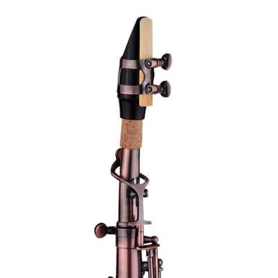 Straight Soprano Saxophone Bb Brass Nickel Plated with Carve Pattern – Full Sax Kit for Jazz & Classical Music image 6