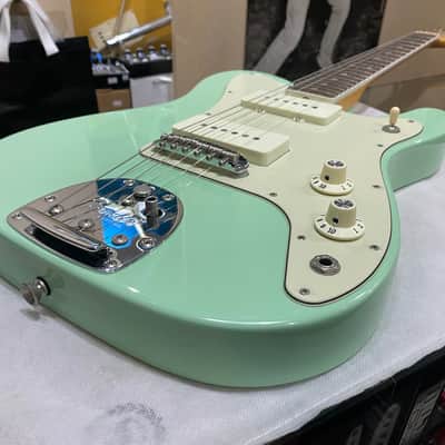 Fender 2018 Ltd Ed Parallel Universe Jazz-Telecaster Electric Guitar, RW FB, Surf Green image 10