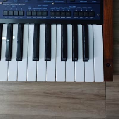 Korg Multi/Poly 37-Key Analog Modeling Synthesizer 2024 - Present - Black & Blue with Wood Sides image 3