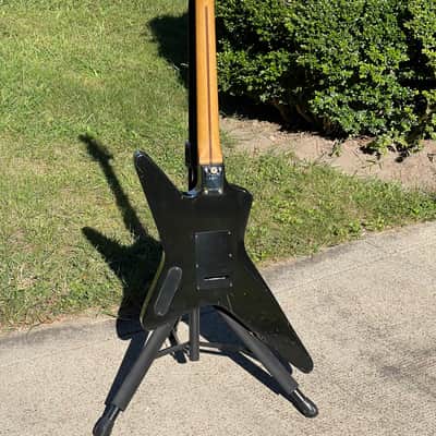 1981 Kramer Voyager Strat Head Black with Lightning Bolt and oil finished neck image 6