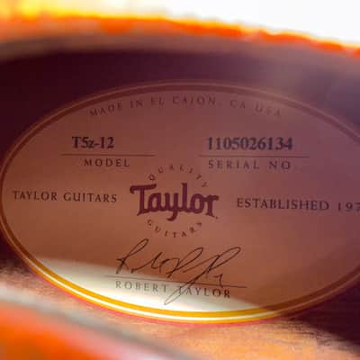 2016 Taylor T5z-12 Classic 12-String with Mahogany Top image 9