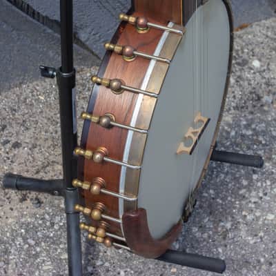Ome Flora 12" Walnut Open Back Banjo & Case image 5