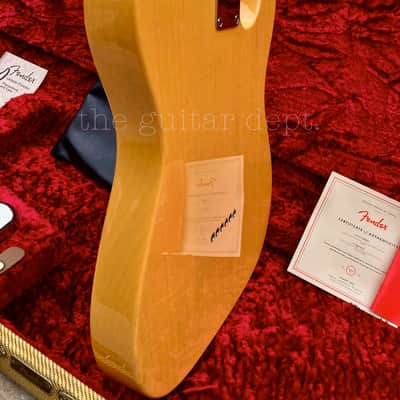 ♚RARE♚CLEAN♚2019 FENDER American '50's Original TELECASTER♚LEFT HANDED♚7.3 LBS !♚ FAT NECK LEFTY ! image 12