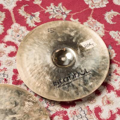 Istanbul Mehmet Radiant - Hi-Hat Rock Top, Custom Rock Bottom 14" #H06 Demo image 6
