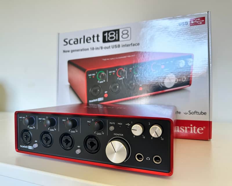 Focusrite Scarlett 18i8 2nd gen, EXCELLENT CONDITION image 1