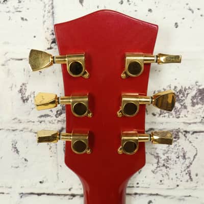 Ventura V32 "335" Style Red Mist Semi-Hollow Electric Guitar in Mint Condition image 10