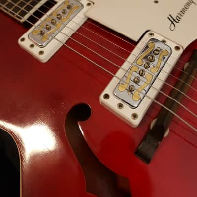 1963 Harmony H54 Rocket Red Sunburst image 5
