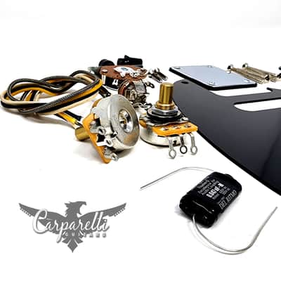 Carparelli Hardware Set for Tele (SET A) - Chrome, Black or Gold image 2