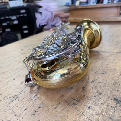 Used Yamaha YAS-23 Alto Sax Saxophone with Case Mouthpiece Neck Strap Just Serviced image 7