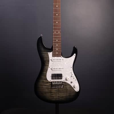 Ibanez Standard AZ22S1F Electric Guitar - Transparent Black Sunburst image 2