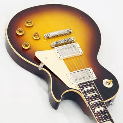 Gibson Custom Shop 2020 Murphy Lab 1958 Les Paul Standard Reissue Ultra Light Aged (Bourbon Burst) [USED] image 5