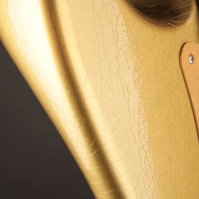 Fender Custom Shop LTD 1957 Stratocaster Rosewood Neck Aged Aztec Gold/DLX Closet Classic image 10
