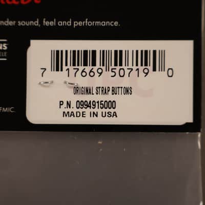 Fender Pure Vintage Strap Buttons, Nickel (2) image 3