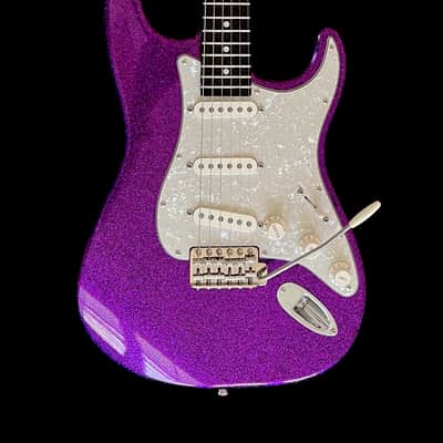Stewmade Guitars Scary Berry S-Model - Purple Sparkle image 2