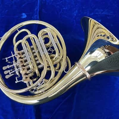 New Alexander 503MAL Double French Horn in Yellow Brass,Lacquered, Detachable Bell Flare;with Mouthpiece, Care Kit image 15