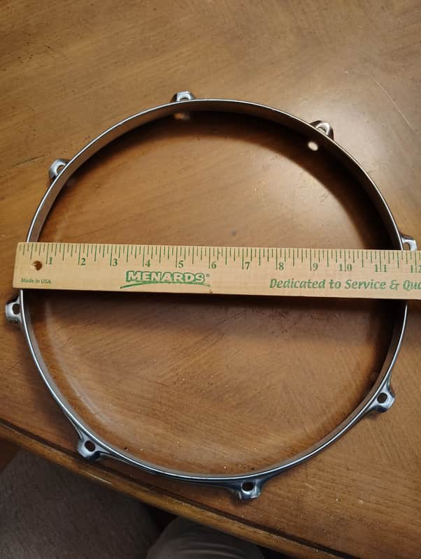 Yamaha 12" 8 Lug Heavy Duty Rim/Hoop - Chrome image 1