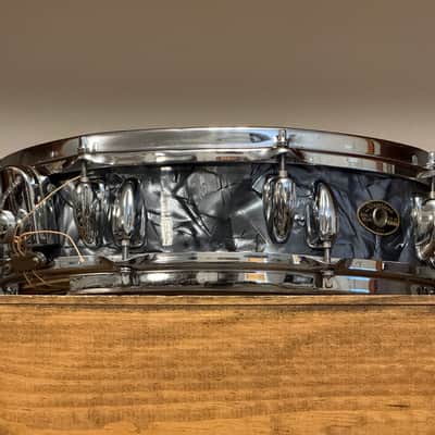1990's Slingerland 4x14 Black Diamond Pearl Artist Snare Drum image 4